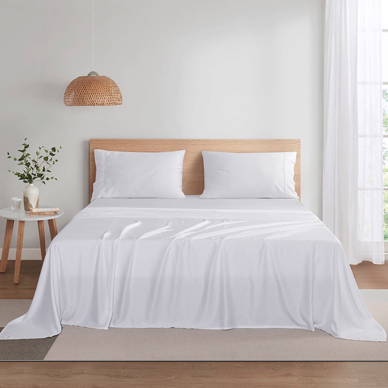 Pure Natural Bamboo Fiber Bed Sheet Set