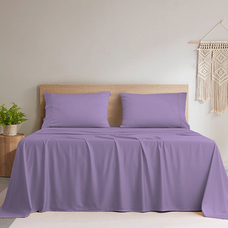 Pure Natural Bamboo Fiber Bed Sheet Set