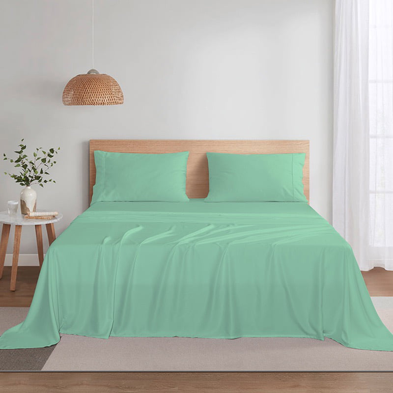 Pure Natural Bamboo Fiber Bed Sheet Set