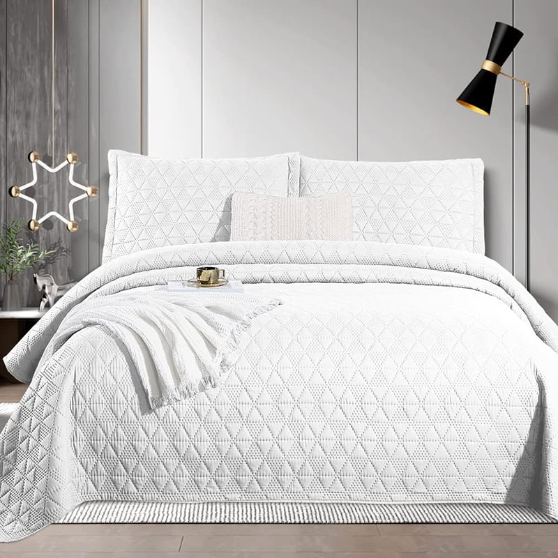 3D Ultrasonic Diamond Pattern Quilt Set