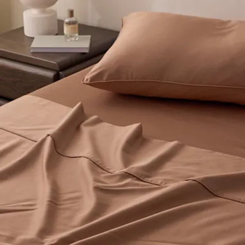 Solid Color Pure Cotton Bed Sheet Set