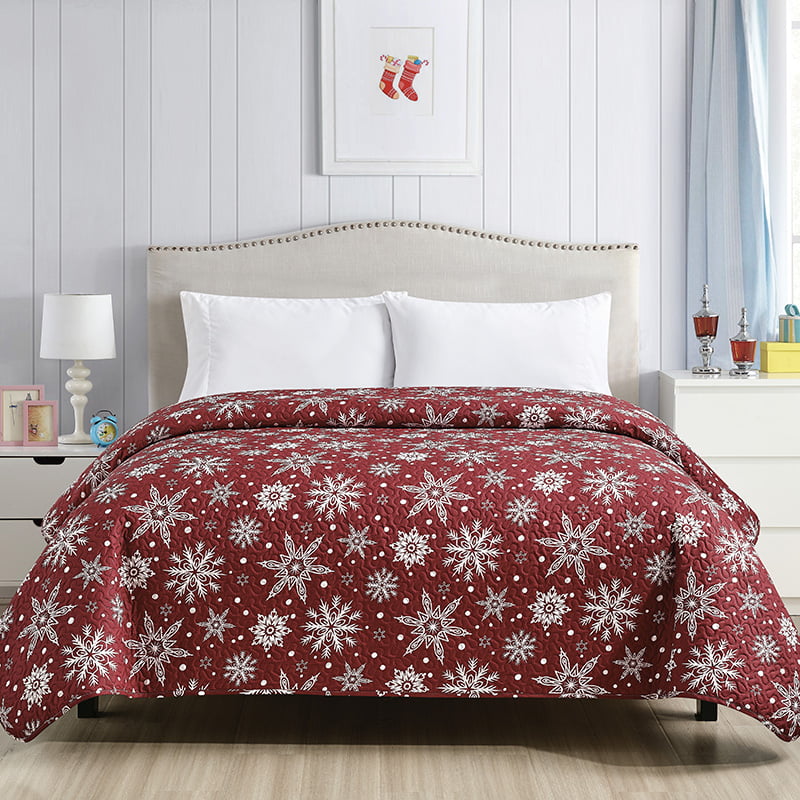 Christmas Patterned Ultrasonic Quilt