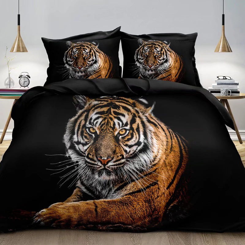 Digital Printed Animal Pattern Duvet Cover Set