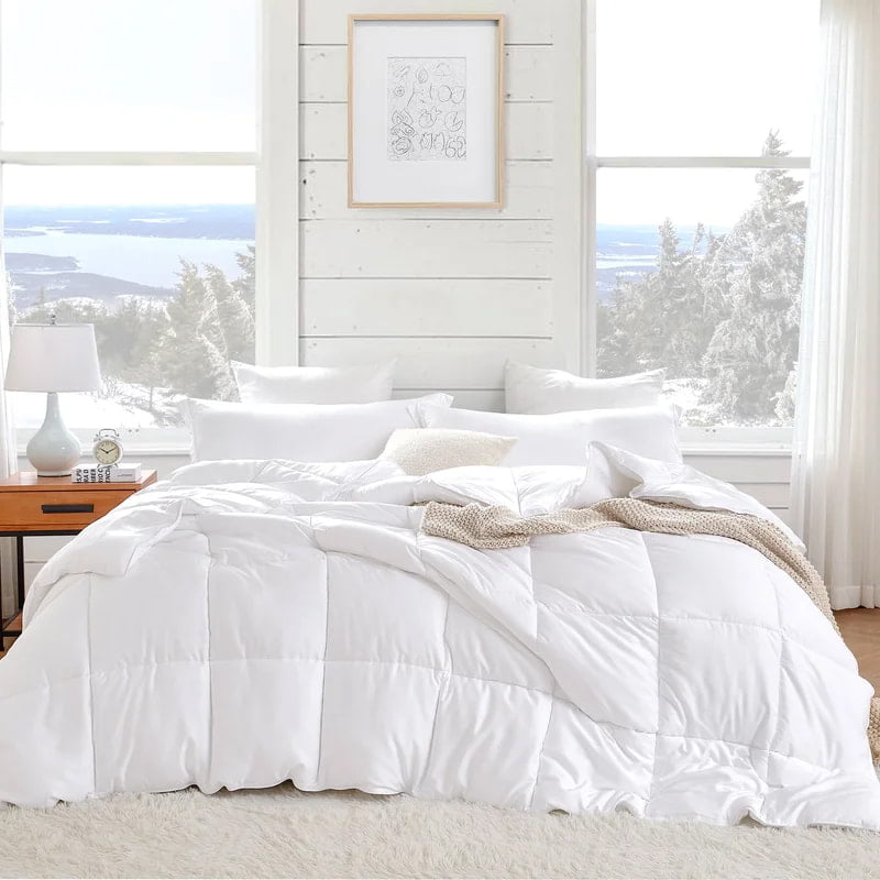 Smooth Solid Color Bamboo Fiber Comforter Set