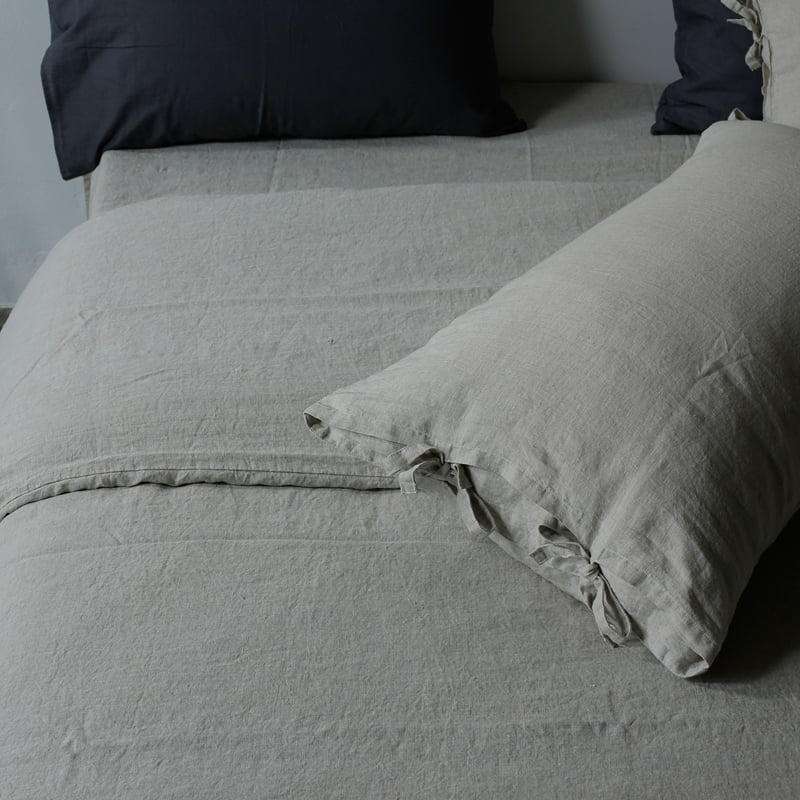 Bowknot linen Duvet Set