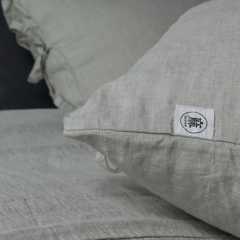 Bowknot linen Duvet Set