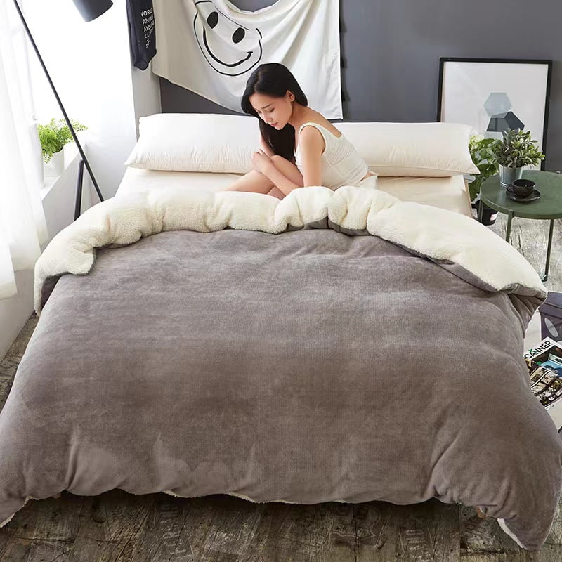 Front Flannel Back Cashmere Duvet Cover