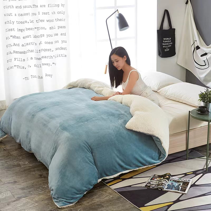 Front Flannel Back Cashmere Duvet Cover